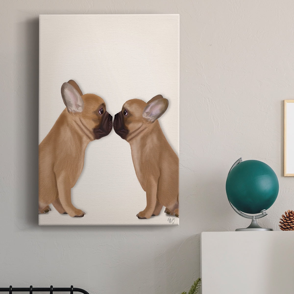 French Kiss Close Up I Premium Gallery Wrapped Canvas - Ready to Hang