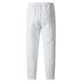 thumbnail image 5 of XIYON Men's Casual Pants Jacquard Drawstring Loose Casual Solid Color Pockets Sports Pants Men Trousers Relaxed Fit, 5 of 5