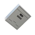 thumbnail image 1 of bedienty Large Wall Mount Mailbox W/Code Lock Capacity Postbox Large Black Iron Rainproof Grey 26x9x31cm, 1 of 6