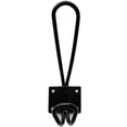 thumbnail image 4 of 10pcs Coat Hook Large Bimetal Fastener Robe Hook Cloth Lanyard Screws Black, 4 of 5