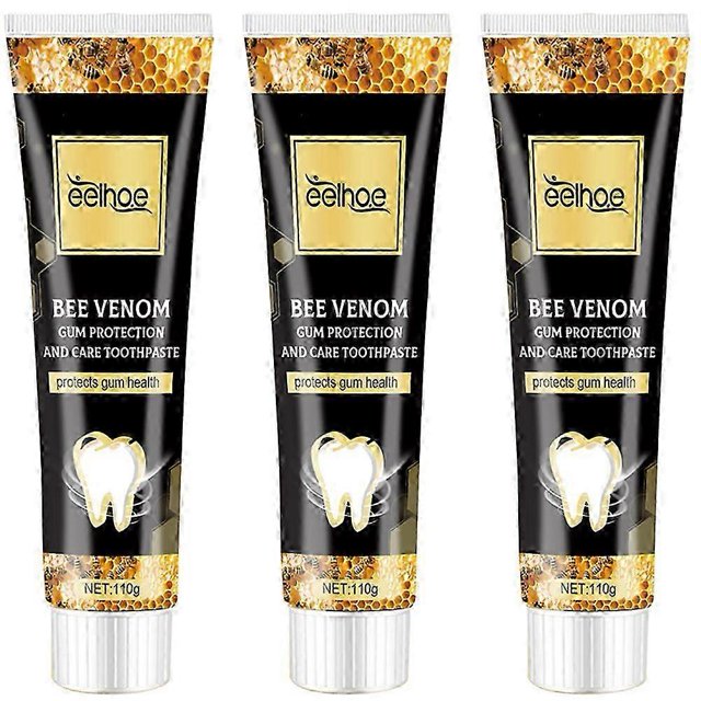 1-3X Bee Venom Toothpaste, Bee Venom Gum Protection Toothpaste, Gingivitis Treatment Repair Toothpaste