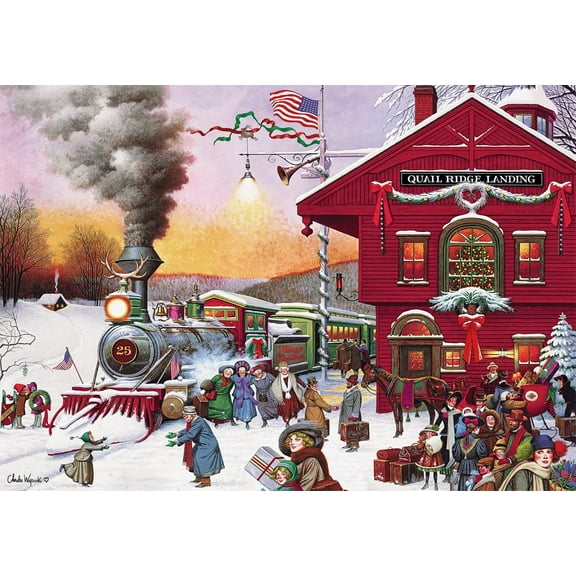 300 Piece Jigsaw Puzzle -Charles Wysocki -Pieces Fit Together Perfectly 300 Pieces for Adults