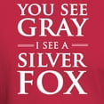 thumbnail image 3 of CafePress - You See Gray, I See A Silver Fox T Shirt - Men's Classic Graphic Cotton T-Shirt, 3 of 4