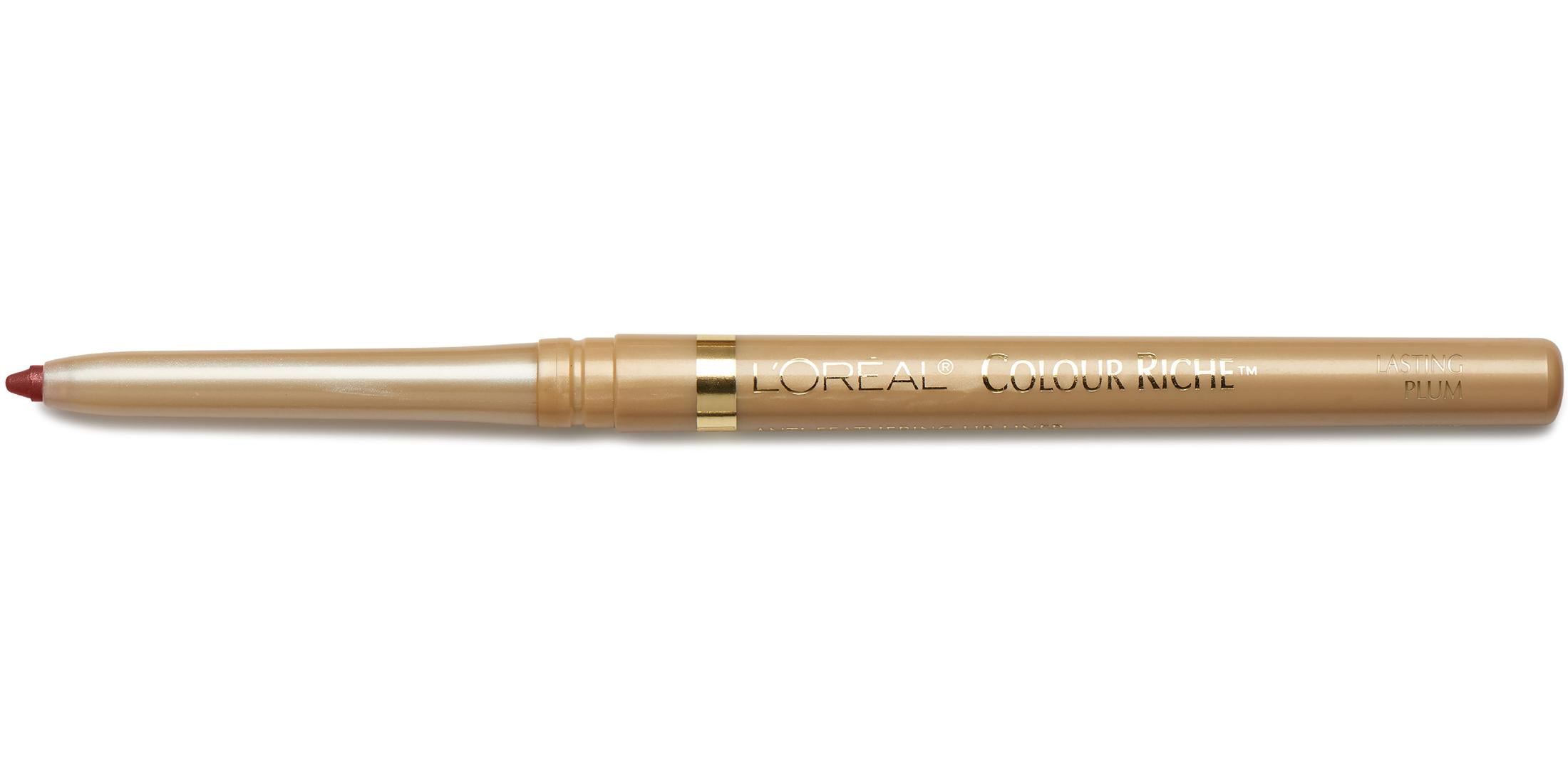 (2 pack) L'Oreal Paris Colour Riche Lip Liner, Lasting Plum 772