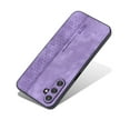 thumbnail image 2 of Allytech Galaxy S23 FE Case, Slim Fit Shell Back Cover Retro PU Leather Anti-Scratch Shockproof Bumper Phone Case for Samsung Galaxy S23 FE - Purple, 2 of 8