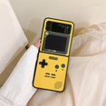 thumbnail image 1 of Étui Game Boy Compatible avec Samsung Galaxy Z Flip 4, Clavier 3d de Luxe Étui Rigide Pc Protectrice, 1 of 5