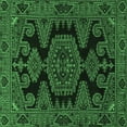 thumbnail image 1 of Ahgly Company Indoor Square Persian Emerald Green Traditional Area Rugs, 6' Square, 1 of 4