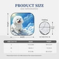 thumbnail image 3 of Fotbe Cute Cloud Bichon Frise Juego de 2 Piezas de Parasoles para Parabrisas | Bloqueador Solar para Auto | Accesorios Plegables para Protección Solar Interior-Small, 3 of 6