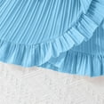 thumbnail image 6 of Toddler Flower Girl Dress Summer Sleeveless Tutu Dresses for Girls Knee-Length Dresses 3-7 Years Light Blue 3-4 Years, 6 of 6