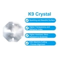 thumbnail image 3 of Uxcell K9 Crystal Octagon Beads 2 Holes Pendants, 60 Pack 22mm Chandelier Prisms Hanging Beads Clear, 3 of 6