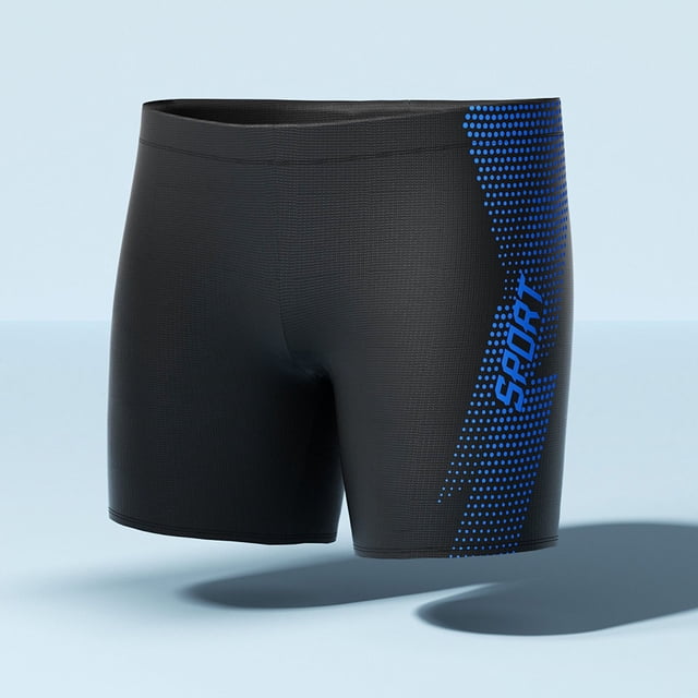 Bañador tipo bóxer para adultos, bañador extragrande para hombre, bañador para hombre con cintura alta, bañador conservador