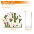 thumbnail image 2 of Ryvnso Acrylic Napkin Holder Table Kitchen Paper Tissue Organization 2 Pack Cactus and Pink Flowers, 2 of 7