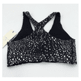 thumbnail image 2 of CALIA Womens Cinch Front Bra Med Support Deep Sea Dots, Pure Black, XS, 2 of 2