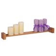 thumbnail image 1 of Honey-Can-Do Large Bamboo H Wall Shelf, 1 of 3