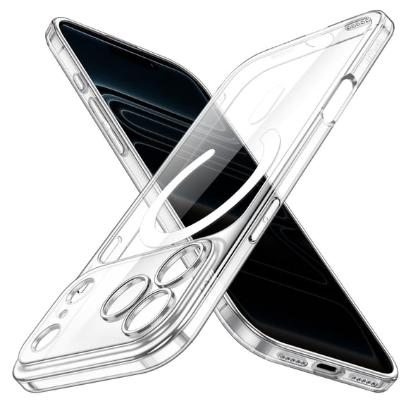JETech Magnetic Slim Case for iPhone 18 Pro |Compatible with MagSafe, Ultra-Thin (Clear)
