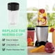 thumbnail image 5 of Cross Blade + 16Oz Cup Set for Magic Bullet, 50W MB1001 Blender, 5 of 5