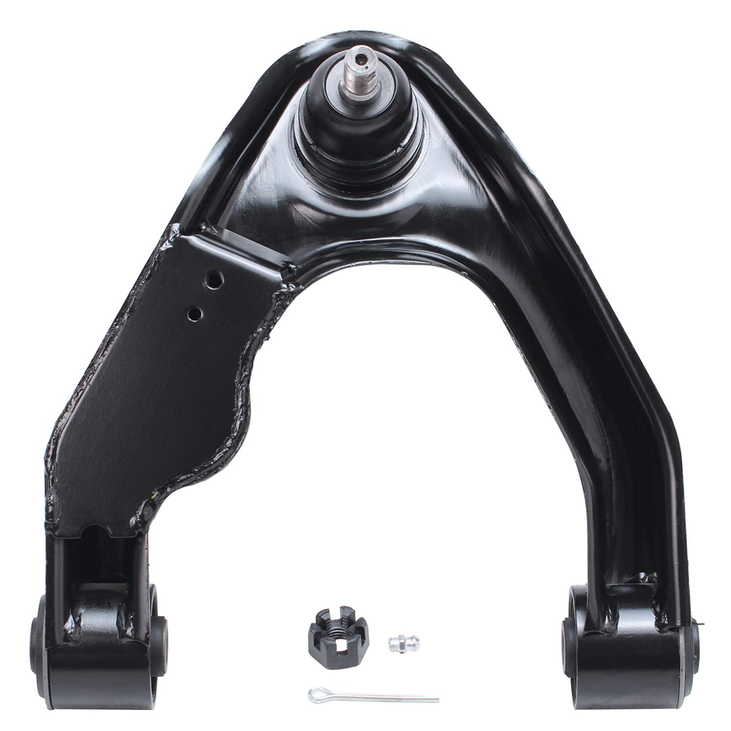 Detroit Axle - 6pc Front Upper and Lower Control Arm Assembly w/Ball Joints, Outer Tie Rod Ends for 2000 2001 2002 2003 2004 Nissan Frontier Xterra