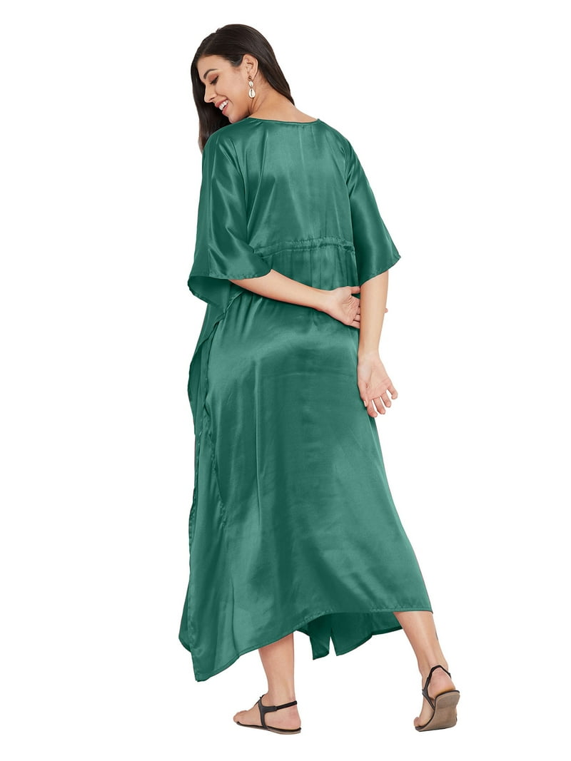sachin and babi light blue dress Casual Satin Maxi Dress For Kids  Maxim Creation