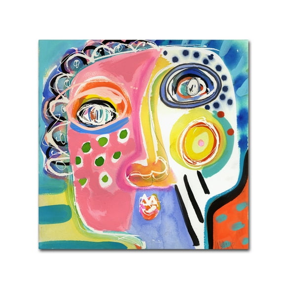 Trademark Fine Art 'Miss Bettys Aunt Hilda' Canvas Art by Wyanne