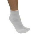thumbnail image 5 of Couver Unisex Ankle Soft Cotton Split Toed Toe Socks 1 Pair, White, Medium, 5 of 8