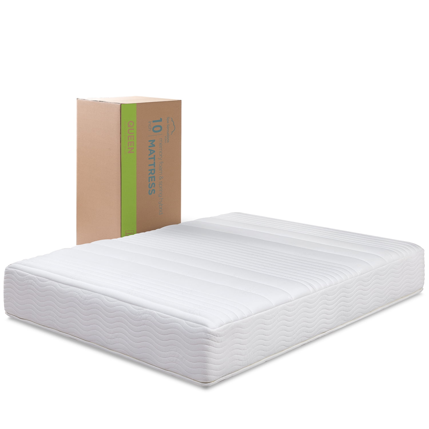 Spa Sensations By Zinus 10 Memory Foam And Spring Hybrid Mattress Spa Sensations By Zinus 10 Memory Foam And Spring Hybrid Mattress Queen