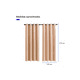 thumbnail image 3 of Cortinas Kitul Blackout Plus Aislamiento Térmico 2 Paneles 215 X 135 Cm Color Beige, 3 of 4