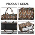 thumbnail image 4 of Large Capacity Tote Bag,Brown Skull Marigold Pattern Handbag Fashion Luxury Tote Bag,15.7"x13"x 5.1" Inches,Laptop Compatible, 4 of 6