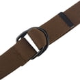 thumbnail image 4 of E-Living Store 51" Polyester Fabric Mens/Womens L D-Ring Belt in Brown, Brown, 4 of 5