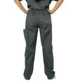 thumbnail image 2 of Panda Uniform by HeedFit Unisex Medical Scrub Cargo Pants with Pockets – Grey, 7XL, 2 of 3