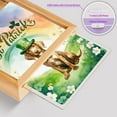 thumbnail image 4 of Happy St. Patrick’s Day Vizsla with Green Hat Shamrocks Rainbow Acrylic Plaque with Wood Photo Frame Box Vizslas Dog Lover Gifts Idea Light Box - 03007, 4 of 5