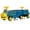 Blue Brewster, variant on 12V 2-Seater Electric Ride-On Train for Kids – Adjustable Seat, Removable Storage, Headlights, Music, Rubber Wheels – Battery Powered Toddler Car – Red Wilson