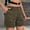 Army Green, variant on FRSASU Women's Cargo Shorts Baggy High Waisted Summer Hiking Shorts Stretchy Chino Bermuda Short Pants with Pockets Red