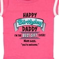thumbnail image 4 of Inktastic Happy Birthday, Daddy Best Ever in Blue Boys or Girls Baby Bodysuit, 4 of 5