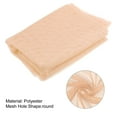 thumbnail image 4 of Uxcell 62.4inch Mesh Fabric Stretchy for Netting Bag, Backpack Pocket,Apricot 3.28ft, 4 of 6