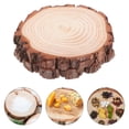 thumbnail image 2 of 2 rodajas de corteza de madera natural sin tratar, discos redondos rústicos de 18-20 cm para manualidades, proyectos de bricolaje y centros de mesa., 2 of 7