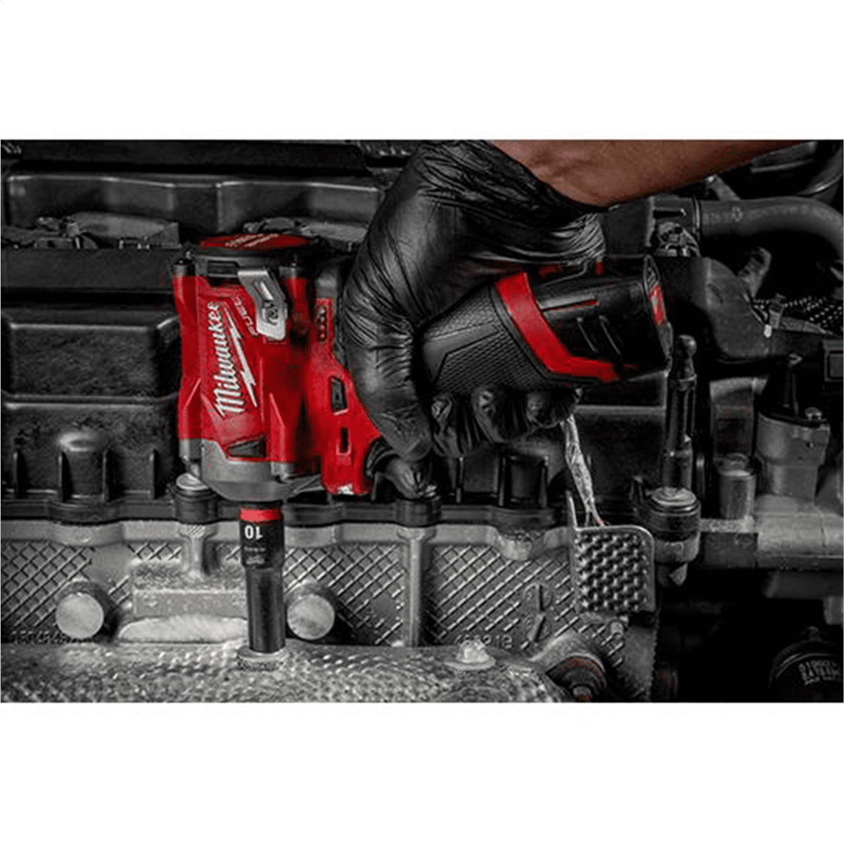Milwaukee 49-66-7008 14 PC SHOCKWAVE 3/8" Dr Metric Deep 6 Point Socket Set