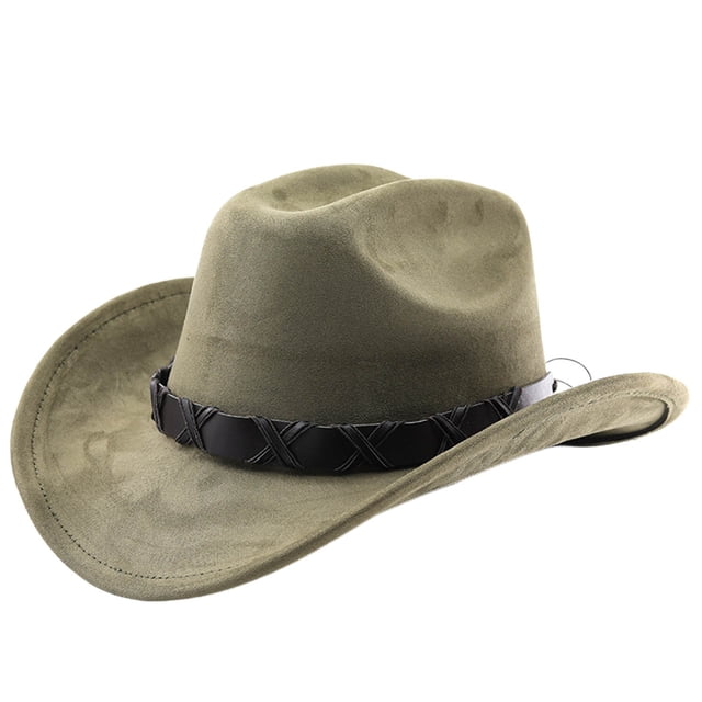 Western Frontier Cowboy Hat Curved Brim for Outdoor Adventures Travel Riding Country Style Everyday Wear Crafted Accessory