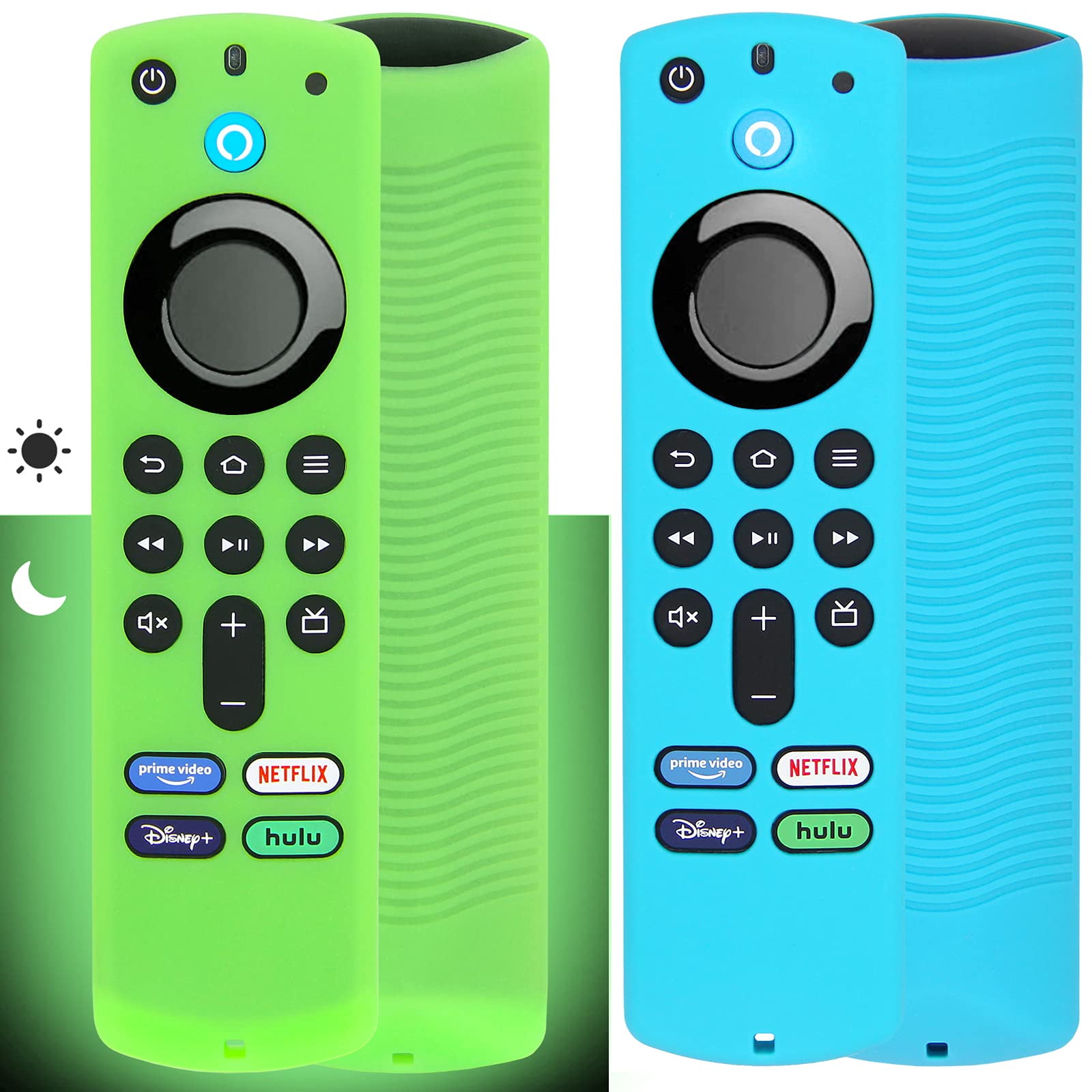 Fire TV Stick 4K remote case cover glow in dark - Silife365