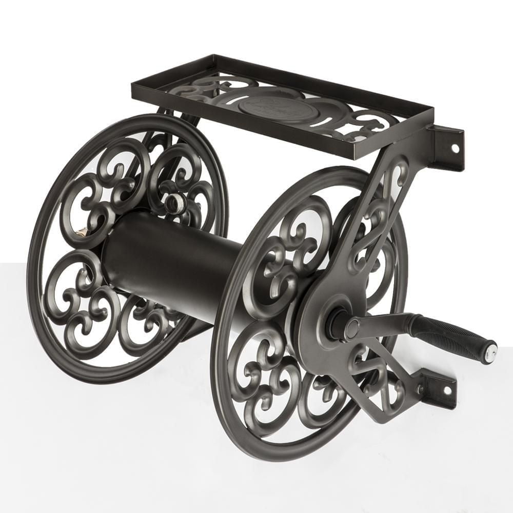 Liberty Garden 708 Steel Decorative Wall Mounted Hose Reel