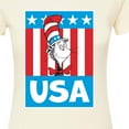 thumbnail image 3 of Dr. Seuss - Cat In The Hat USA - Juniors Fitted Graphic T-Shirt, 3 of 6