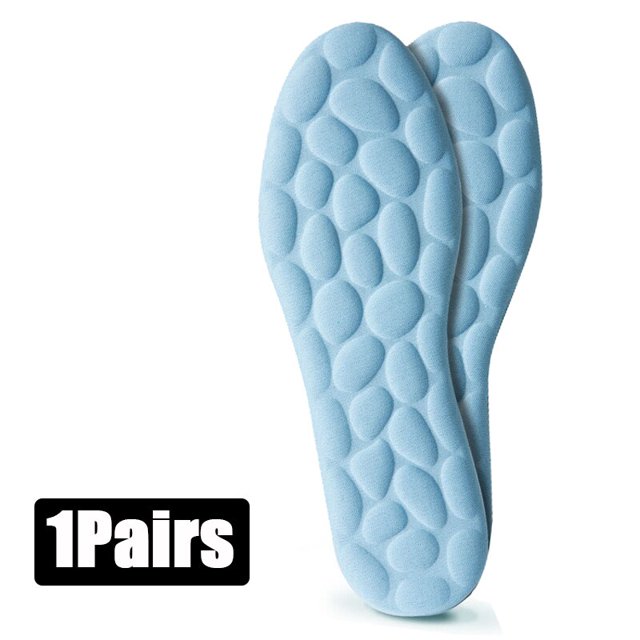 3 pares de almohadillas para zapatos de masaje, plantillas de espuma viscoelástica para zapatos, suela, cojín transpirable, plantillas deportivas para correr para pies, plantillas ortopédicas 41-42 Gao Jinjia LED
