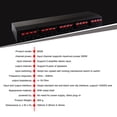 thumbnail image 3 of LYNEPAUAIO B028 2 In 8 Out Power Amplifier and Loudspeaker Box Switcher, 8 Channel Speaker Distribution Device, Loudspeaker Switch Independent Manual Selection, 3 of 5