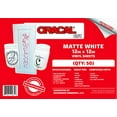 thumbnail image 3 of ICERUN  (50 Sheets) Oracal 651 Matte White Adhesive Craft Vinyl for Cricut, Silhouette, Cameo, Craft Cutters, Printers, and Decals - 12" x 12" - Gloss Finish - Outdoor and Permanent, 3 of 3