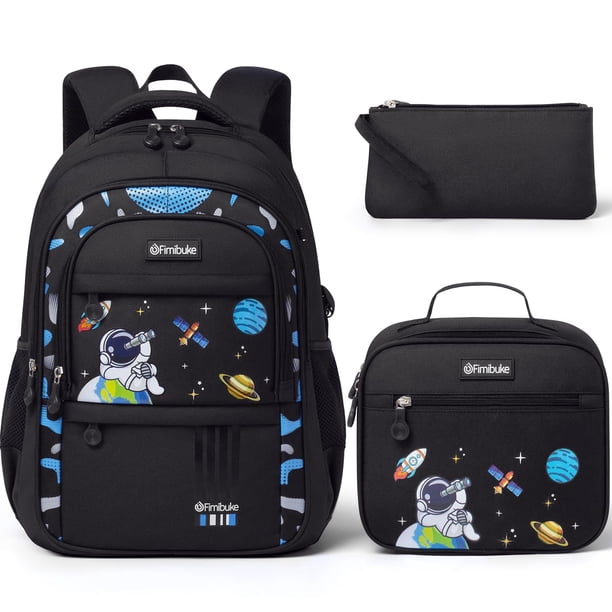 Mochila Fimibuke para niños impermeable con lonchera y estuche para lápices