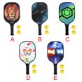 thumbnail image 3 of Raqueta de tenis LEIJIAER para adultos de fibra de carbono deportes al aire libre raqueta de paddle elástica portátil recreativa con bolsa de almacenamiento 063 Inevent OD002742-03B, 3 of 7