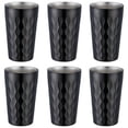 thumbnail image 1 of BUYISI 6 Pcs Gobelets Isolés à Double Paroi en Acier Inoxydable pour Usage Extérieur Noir, 1 of 8