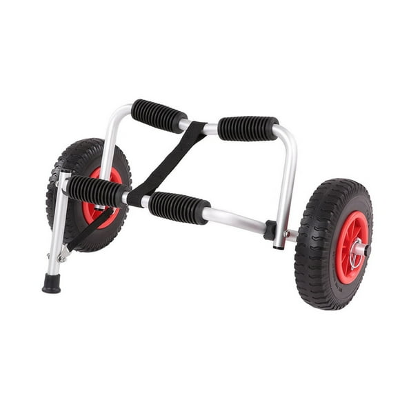 Hweilai Portable Lightweight Foldable Boat Carrier Canoe Dolly Tote Trolley Transport Trailer Cart Removable Wheels