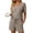 Khaki, variant on Women's 2 Piece Pajamas Sets Summer Tracksuits, Ribbed, Spring Outfits, Matching, for Vacation & Loungewear, Rayon Blend