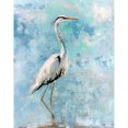 thumbnail image 3 of Swatland, Sally 12x14 Black Modern Framed Museum Art Print Titled - Hazy Morning Heron, 3 of 5