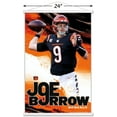 thumbnail image 3 of NFL Cincinnati Bengals - Joe Burrow 22 Wall Poster with Magnetic Frame, 22.375" x 34", 3 of 6